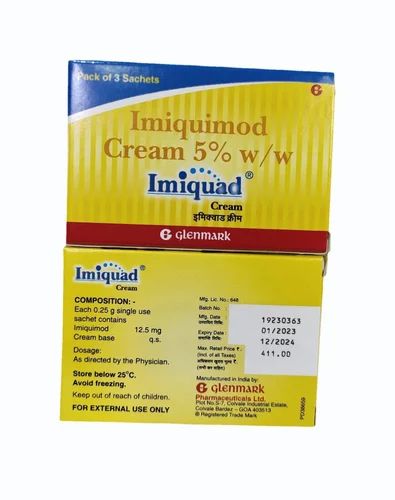 5% w/w Imiquad Imiquimod Cream