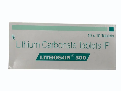 300 Mg Lithosun Lithium Carbonate Tablet