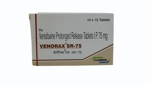 75mg Venorax SR Venlafaxine Tablets