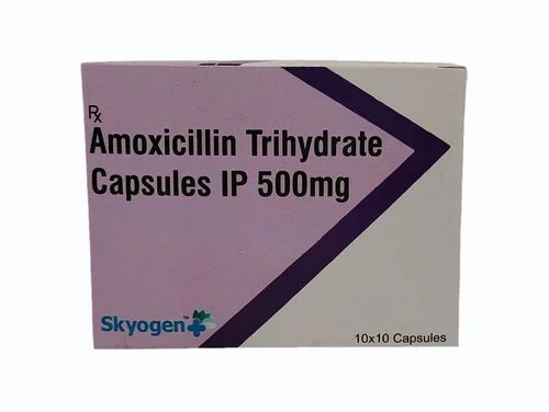 500mg Amoxicillin Trihydrate Capsules IP