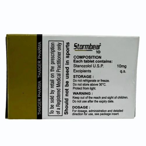 10 Mg Stormbear Stanozolol Tablets