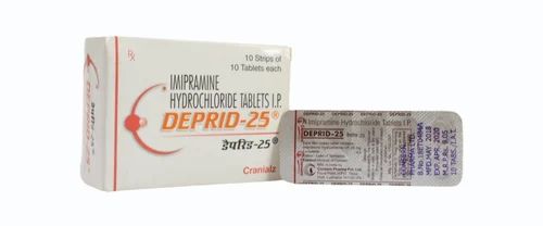 25 Mg Deprid Imipramine Hydrochloride Tablets