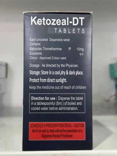 Ketozeal DT Ketorolac Tromethamine Tablets